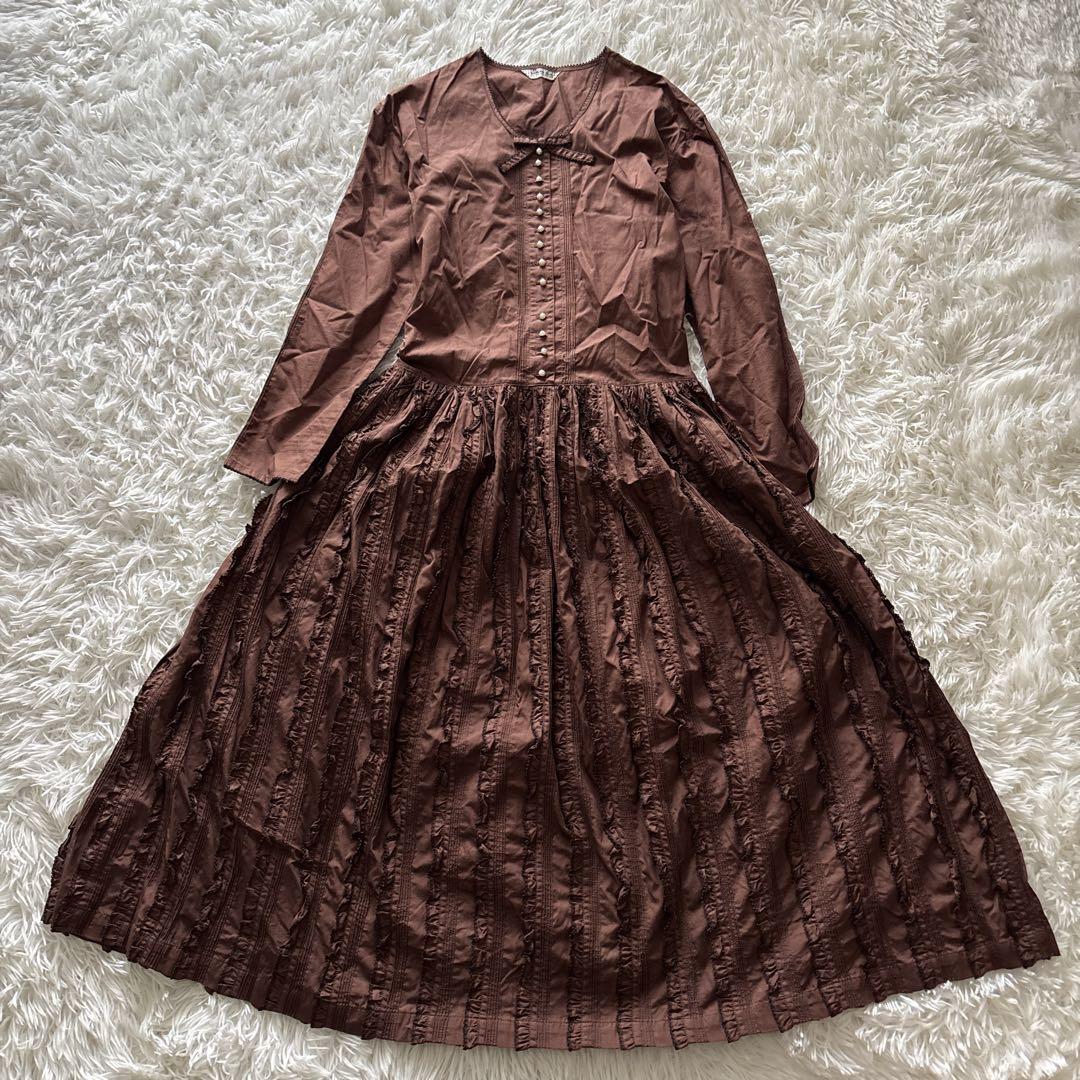 KANEKO ISAO ブラウン　ワンピース　希少　ピンクハウス