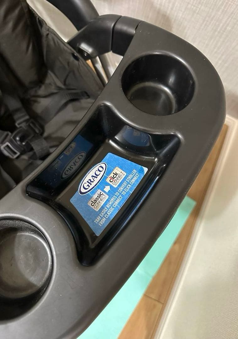 グレコ GRACO ルームフォーツー 2人乗りベビーカー 黒