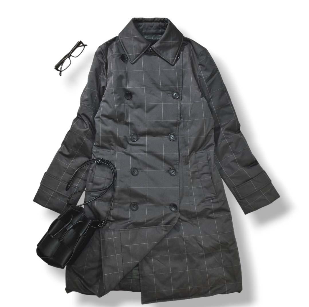 【上質】 【人気】 アイシービー ダウン トレンチコート 2 グレー ♪
