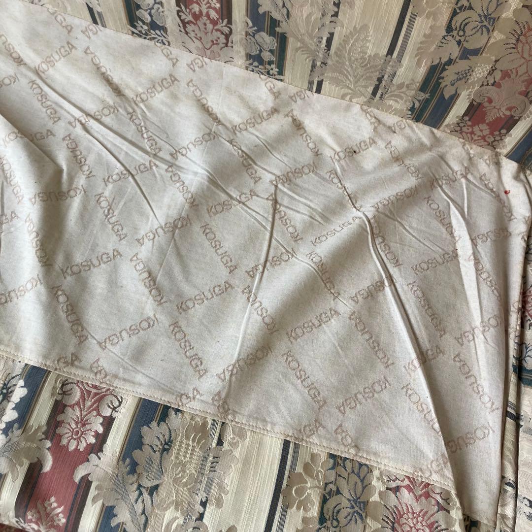 昭和レトロ コスガ家具 古家具 花柄ストライプ 三人掛けソファー アームチェア