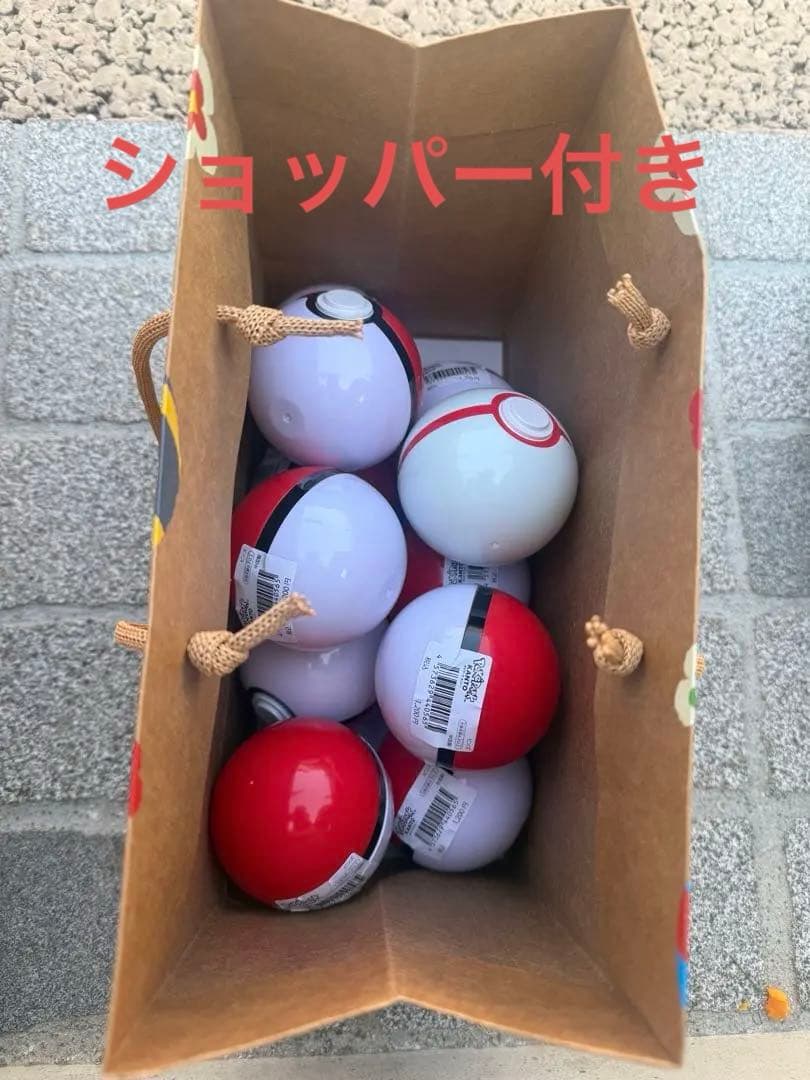 【新品未開封】ポケパークカントー　ピンバッチ未開封10個+プレミアボール