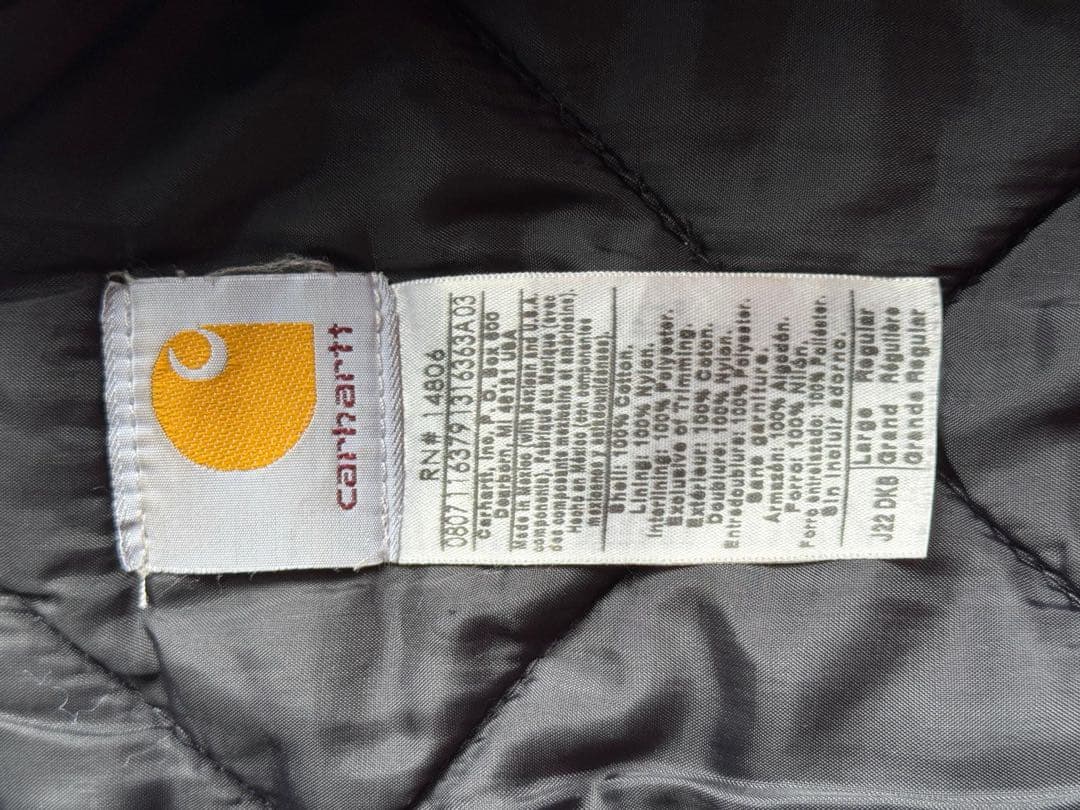 カーハート アークティック トラディショナルジャケット ダークブラウン