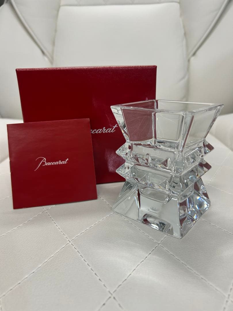 【新品】Baccaratバカラ コロンビーヌ フラワーベース 花瓶 ペン立て