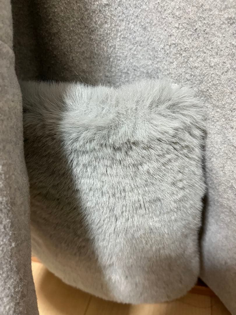 ミラオーウェン　2wayファーポケットリバーコート　1