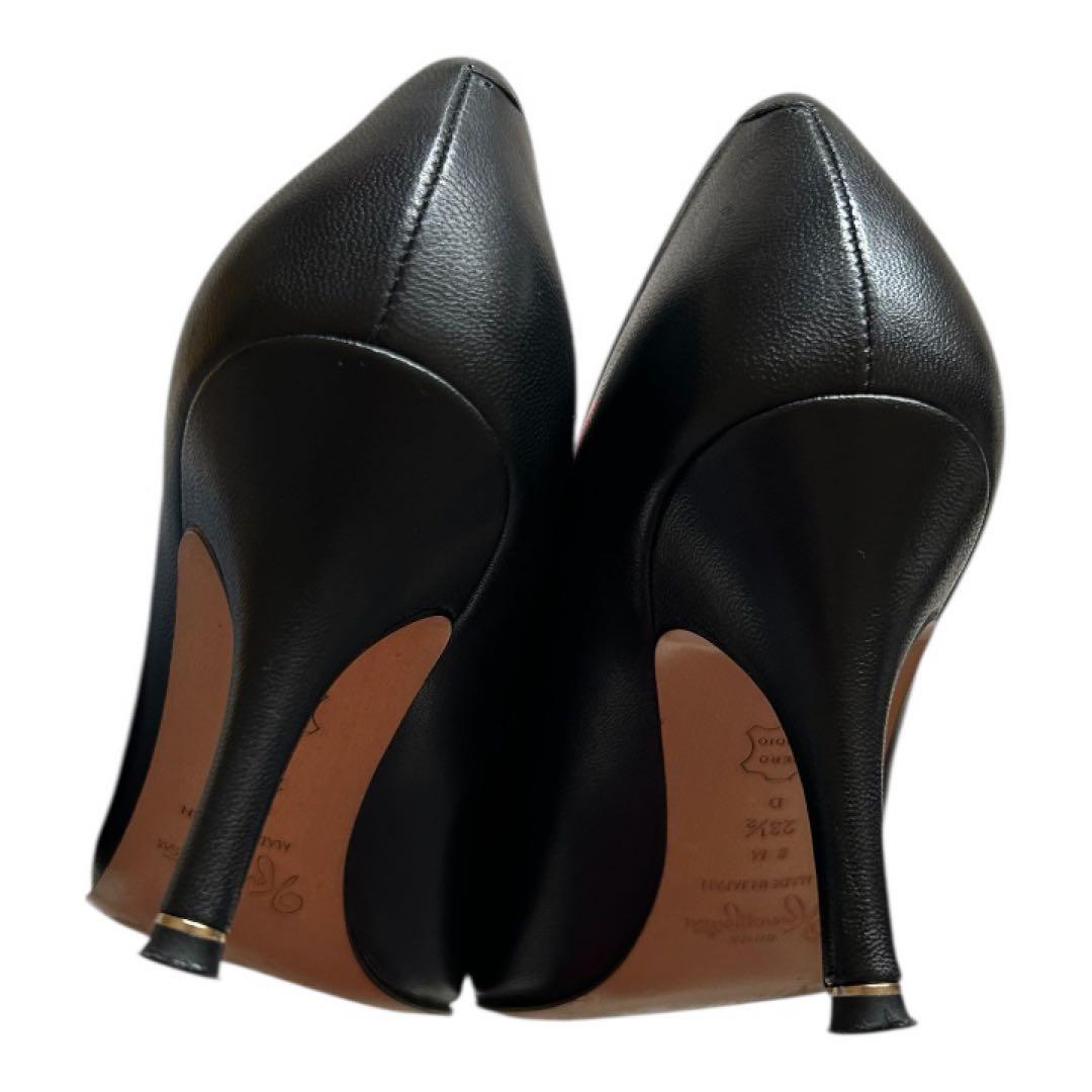 美品 銀座かねまつ ポインテッドトゥ　パンプス 23.5