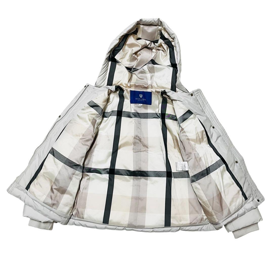 極美品✨　ブルーレーベルクレストブリッジ リサイクルタフタショートダウンコート