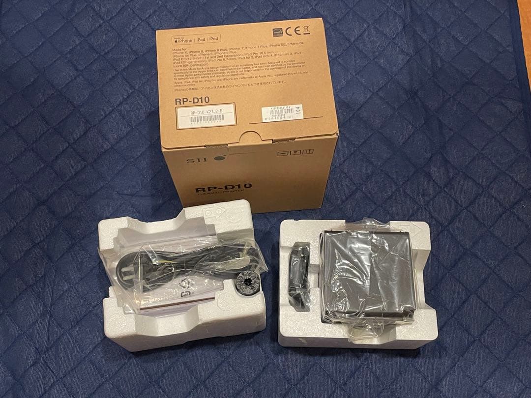 【新品・未使用】エアレジ対応 レシートプリンター ブラック RP-D10