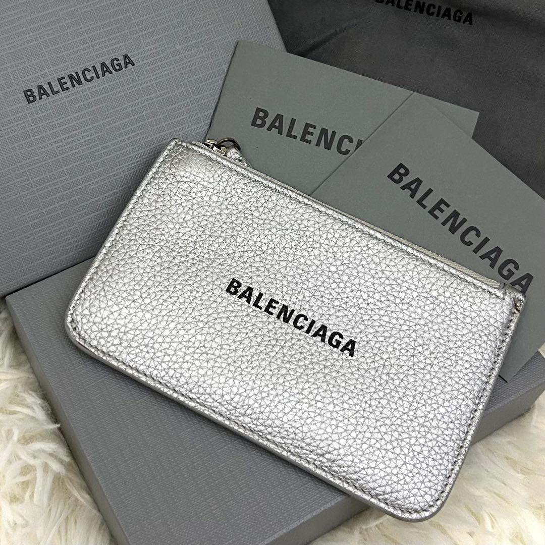 【極美品】BALENCIAGA レザー カードケース カード入れ パスケース