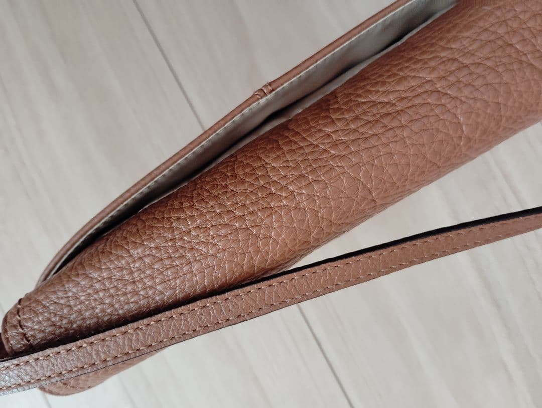 COACH　コーチ レザー　ミニバッグ　ブラウン　カード入れ