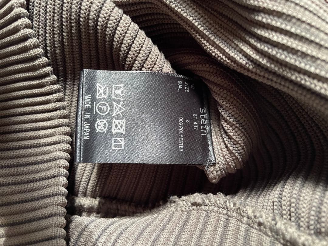 トップス ssstein GRADATION PLEATS CARDIGAN