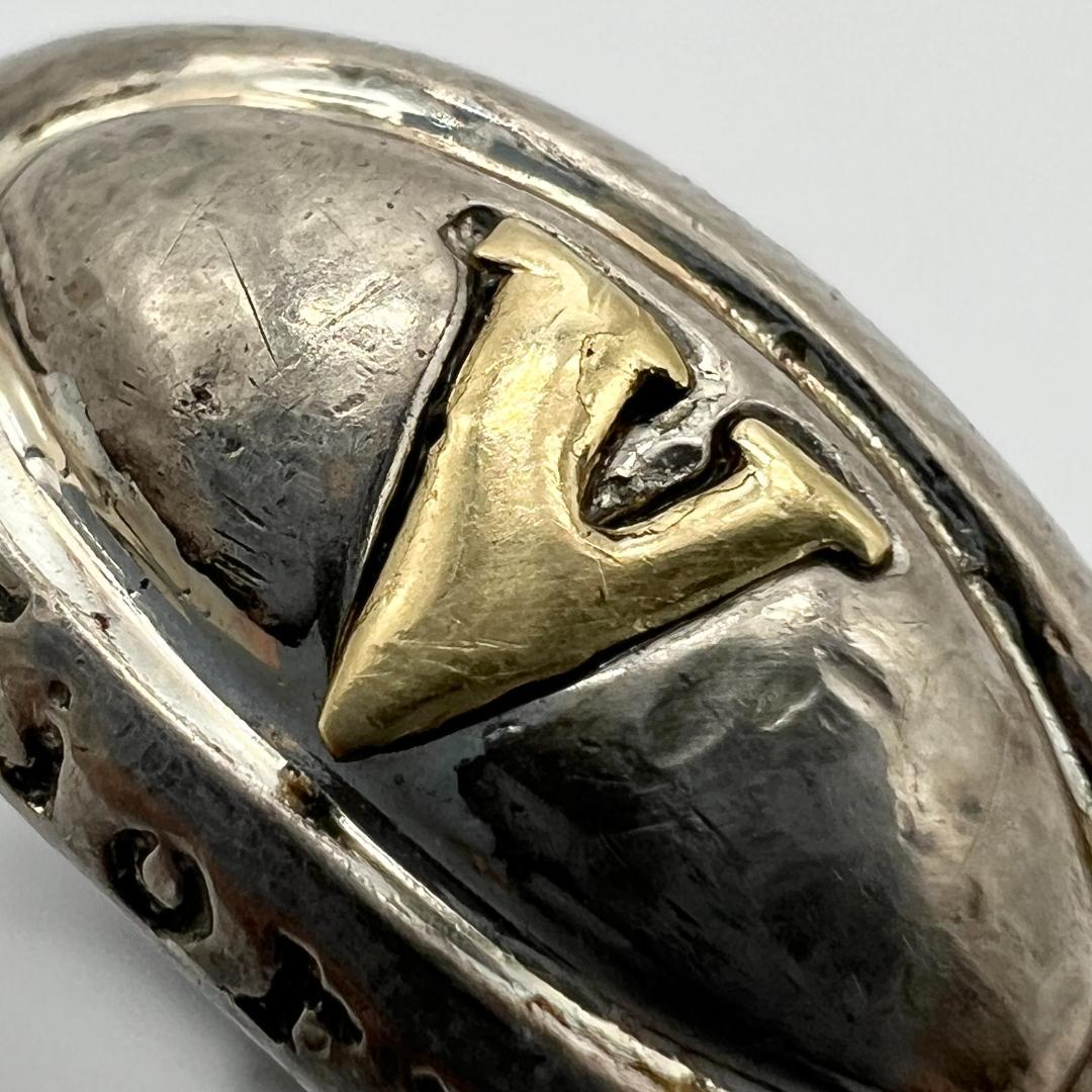 スタージュエリー　K18＆SV925 シルバー ゴールド コンビリング　指輪