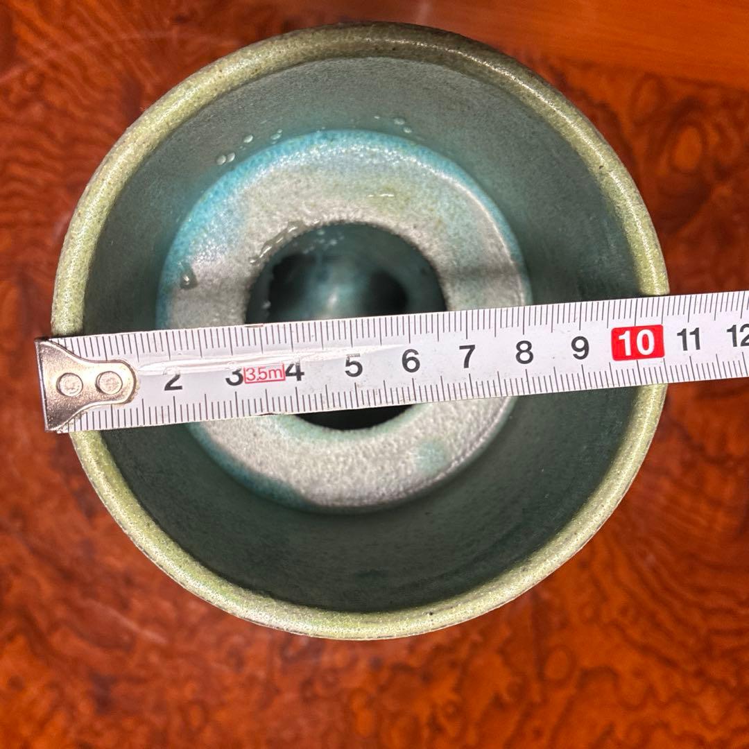 【未使用】小原流　池坊　草月流 嵯峨御流　いけばな　華道　変形花器　清山焼　2点