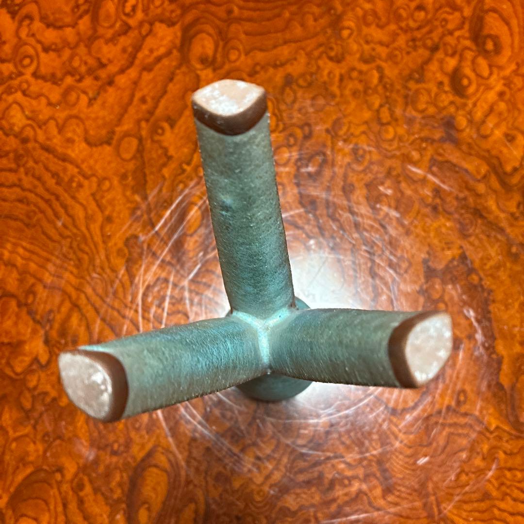 【未使用】小原流　池坊　草月流 嵯峨御流　いけばな　華道　変形花器　清山焼　2点