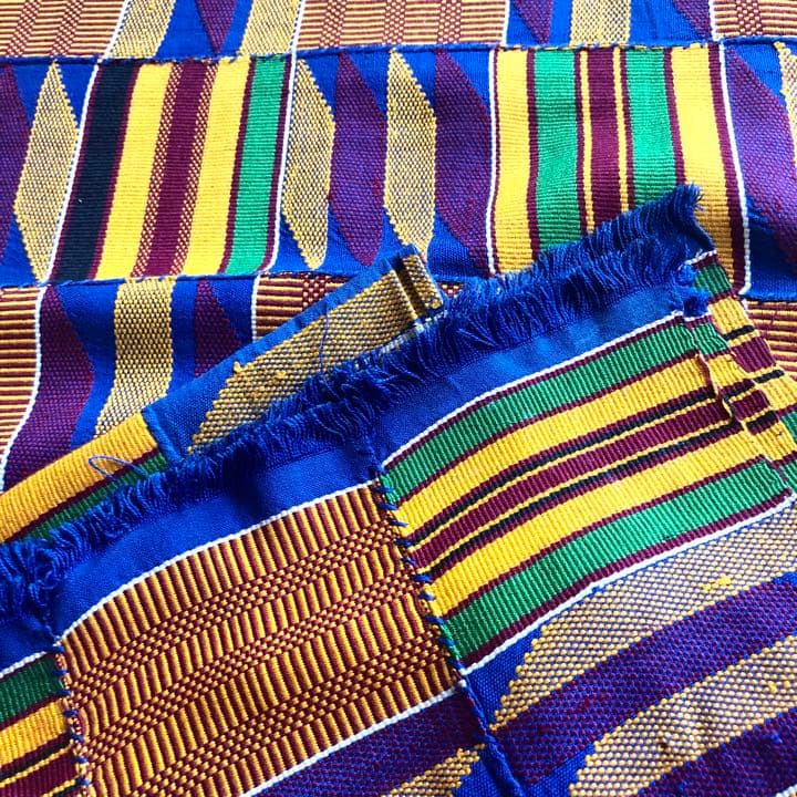 ヴィンテージ ケンテクロス　アフリカン アシャンテ族　アフリカ　ガーナ