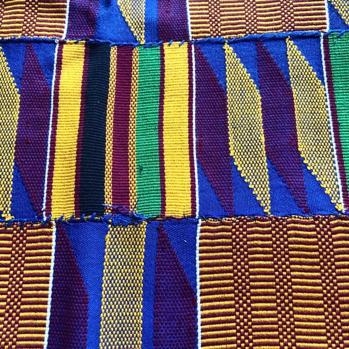 ヴィンテージ ケンテクロス　アフリカン アシャンテ族　アフリカ　ガーナ