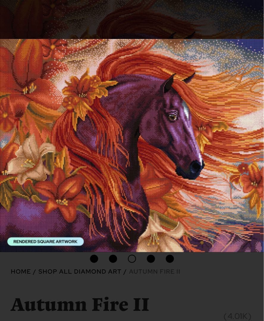ダイヤモンドアートクラブ　Autumn fireⅡ