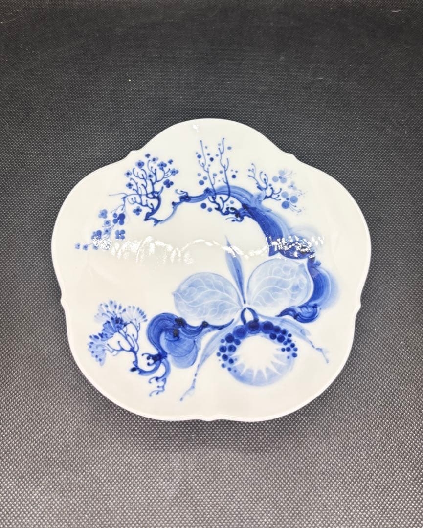 【meissen】美品！　マイセン　ブルーオーキッド　プレート