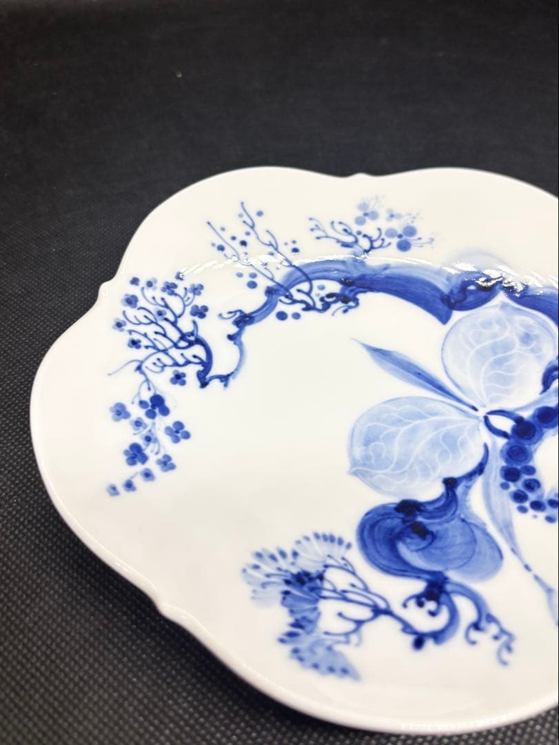 【meissen】美品！　マイセン　ブルーオーキッド　プレート
