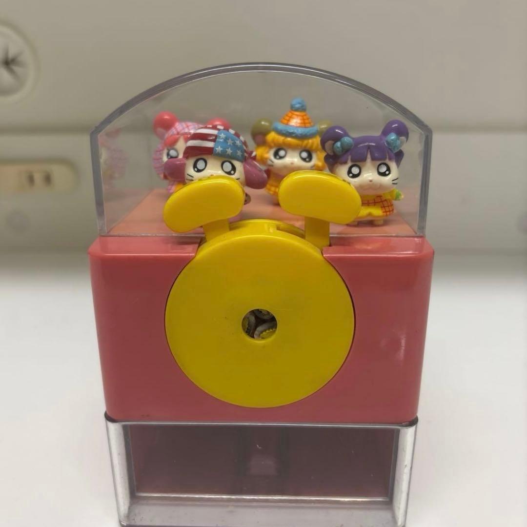 レア　希少品　ミニハムず　手動えんぴつ削り　メロディ流れます♪