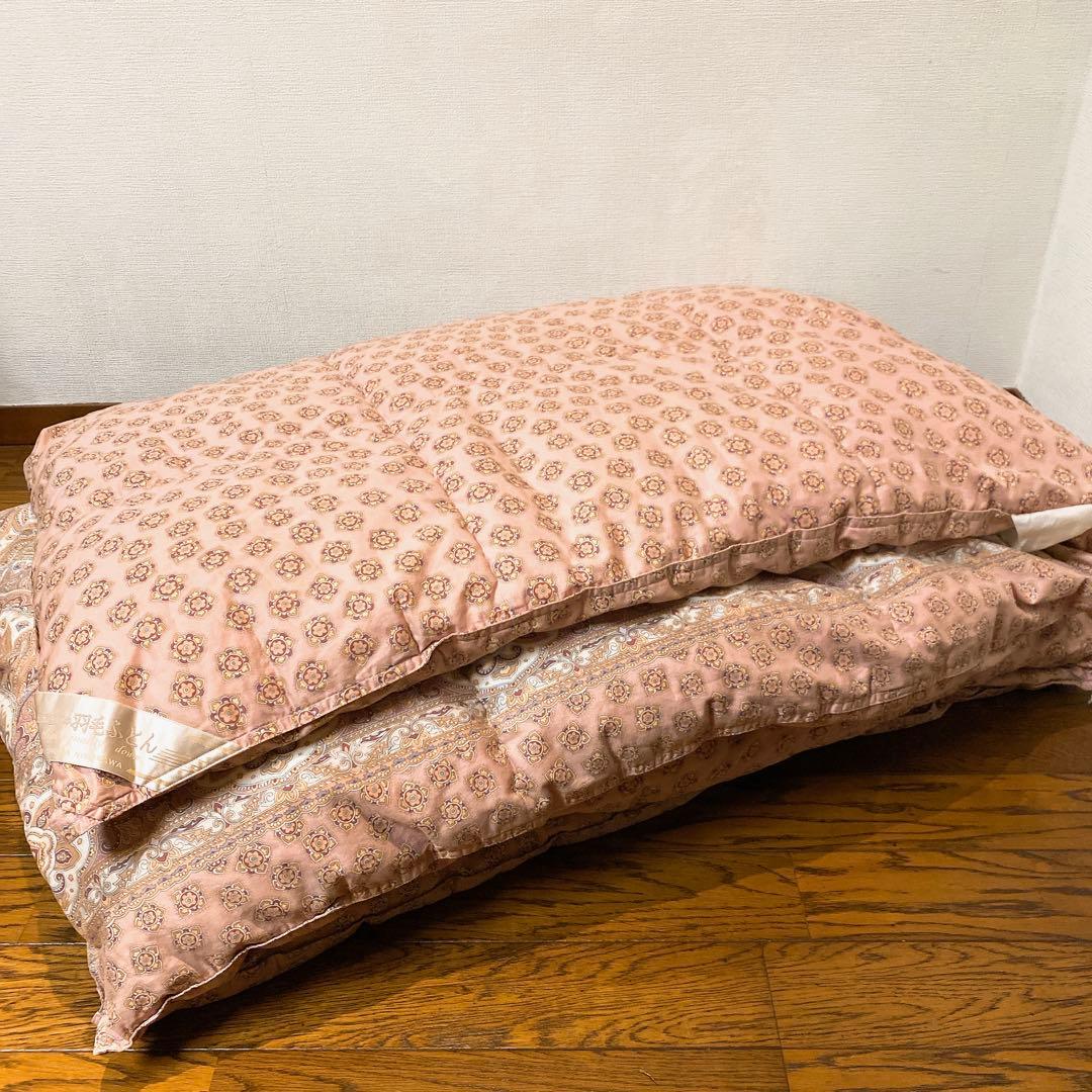 高島屋購入 西川 羽毛布団 シングル ホワイトグース ダウン93％ 1.3kg