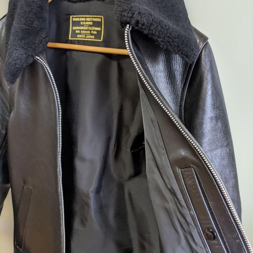 最終価格】美品 WACKOMARIAワコマリアG1レザージャケット Lサイズ