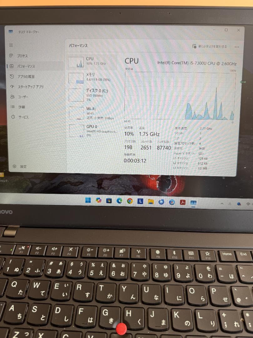 ThinkPad T470s 本体。おまけつけました。