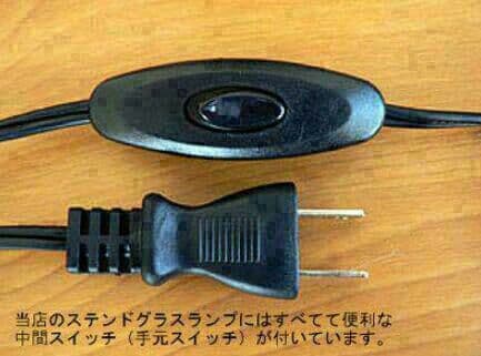 ティファニースタイルテーブルランプ電気スタンドガラスランプオーシャンフェニッ3