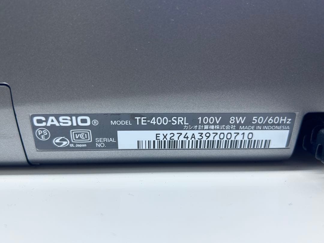 CASIO TE-400 電子レジスター カシオ ドロア分離型　-398