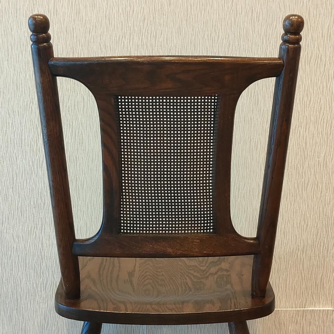 ヴィンテージ　Shin-Leeシンリー　ラタンバック　ダイニングチェア①
