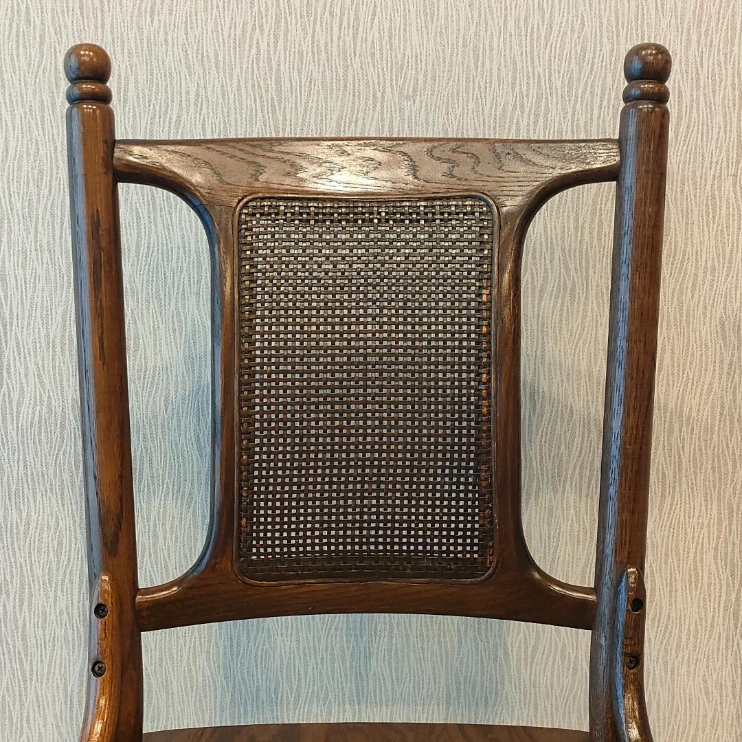 ヴィンテージ　Shin-Leeシンリー　ラタンバック　ダイニングチェア①