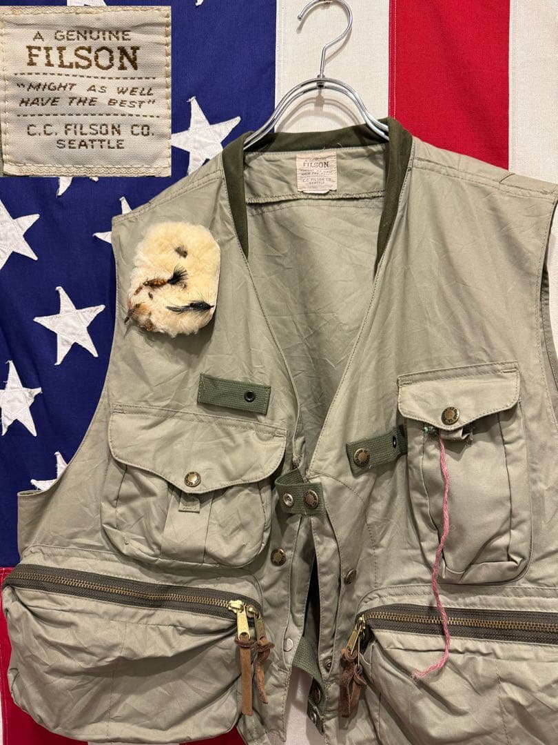 ★USA製★90s★FILSON★FLY FISHING GUIDE VEST★