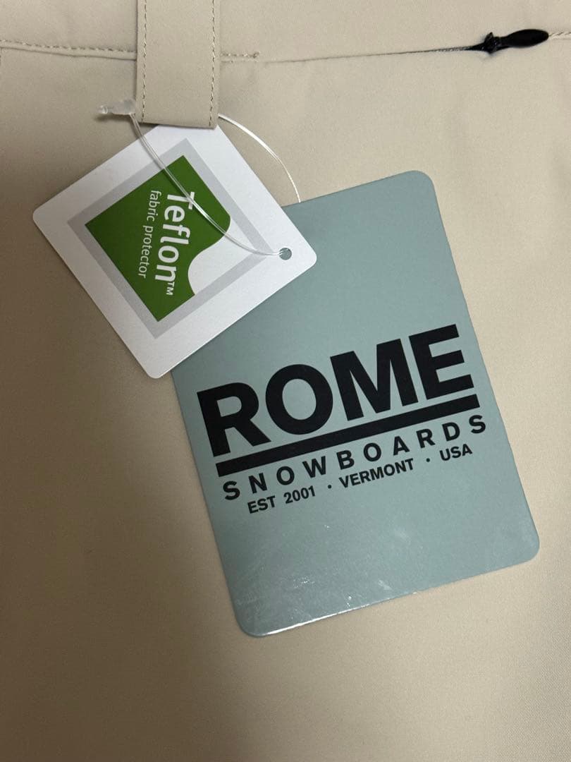 ROME スノーボード カーゴパンツ クリーム色