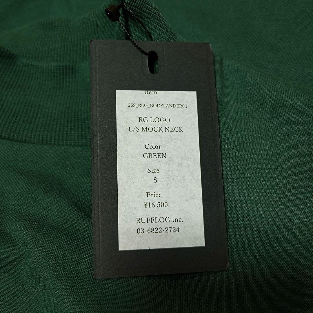 rufflog ラフロッグ S ゴルフ モックネック シャツ トップス グリーン