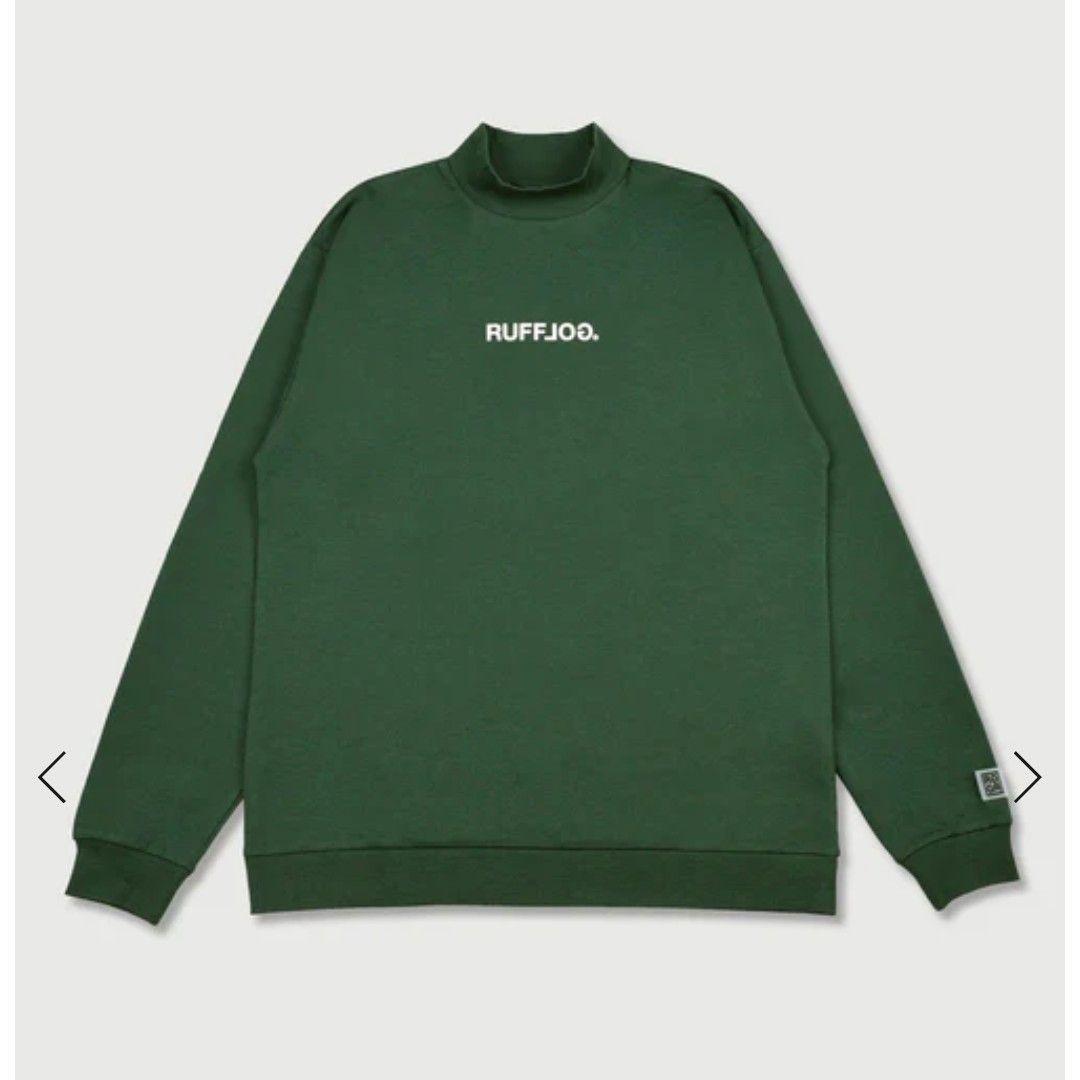 rufflog ラフロッグ S ゴルフ モックネック シャツ トップス グリーン