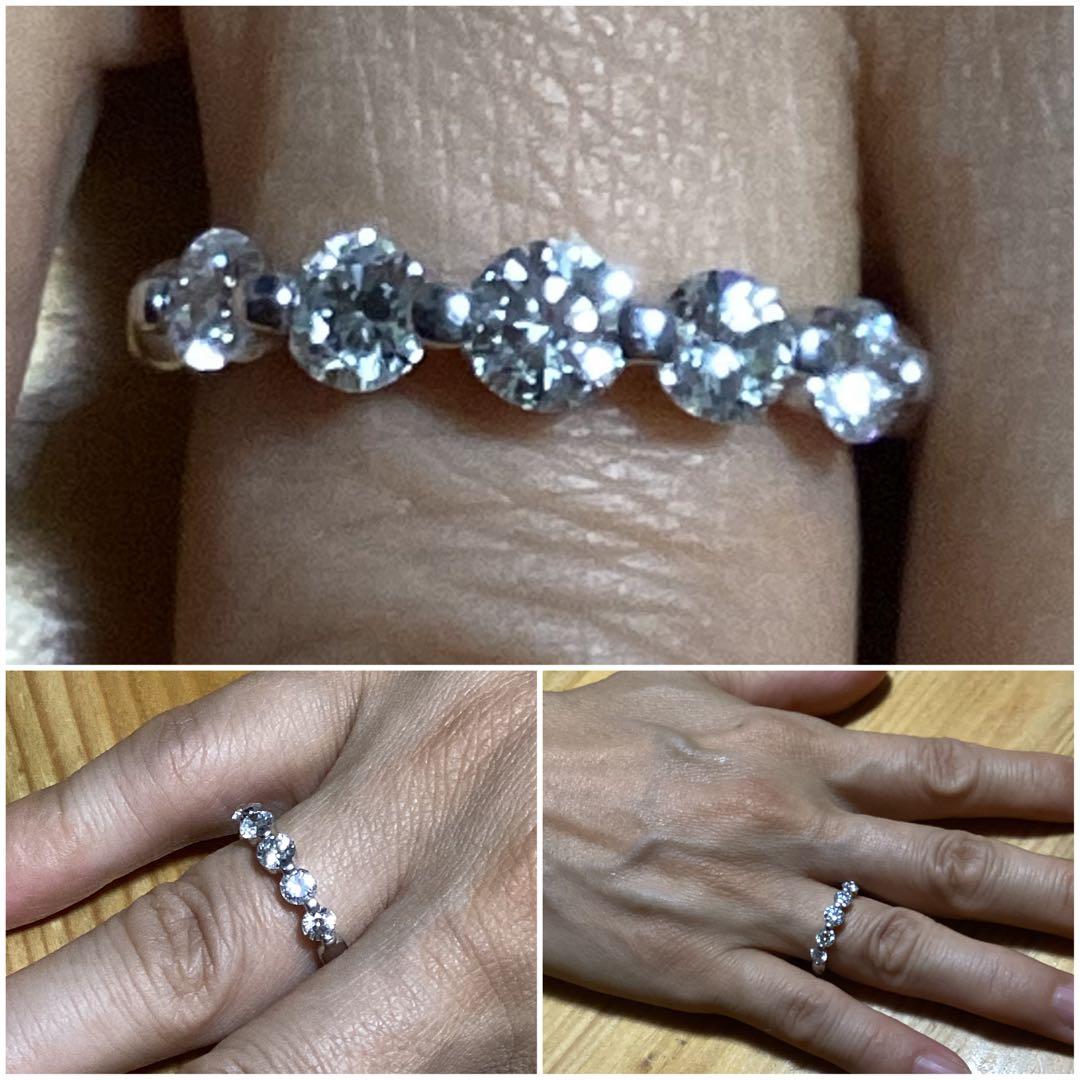 みんた❗️永遠の輝き！1.05ct ✨ダイヤモンド✨リング✨約12.5号