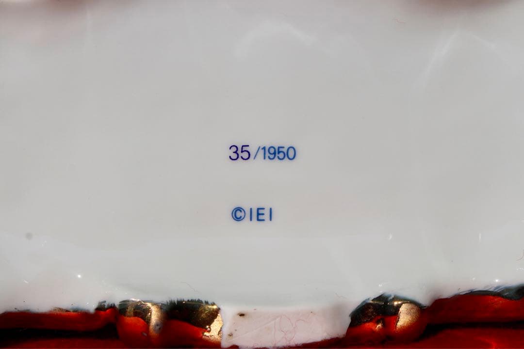 かわいい陶磁器【フィギュリン　羊飼いの男女】