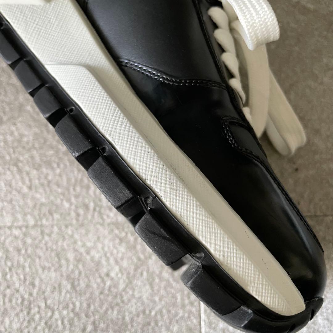 極美品★プラダ　Prax01 スニーカー　トライアングルロゴ　レディース　35