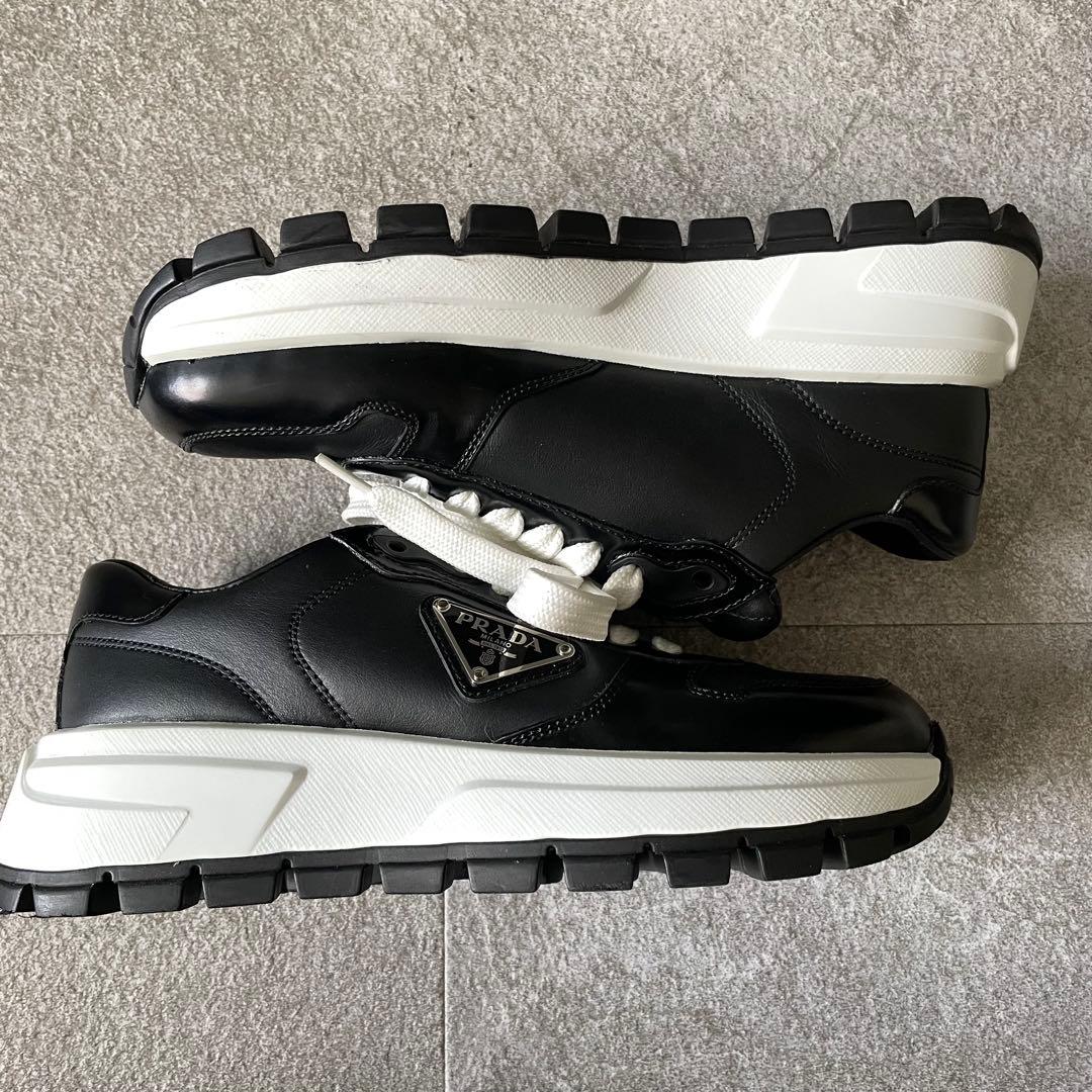 極美品★プラダ　Prax01 スニーカー　トライアングルロゴ　レディース　35