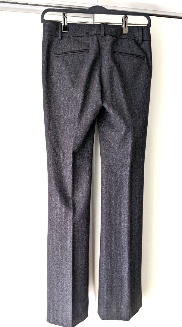 【極美品】theory セオリー スーツ 上下　グレー ストライプ 希少　M　S