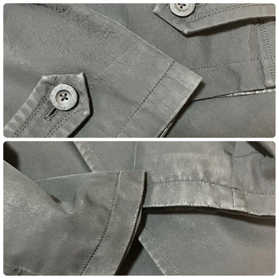 バーバリーブラックレーベル トレンチコート ノバチェック 黒