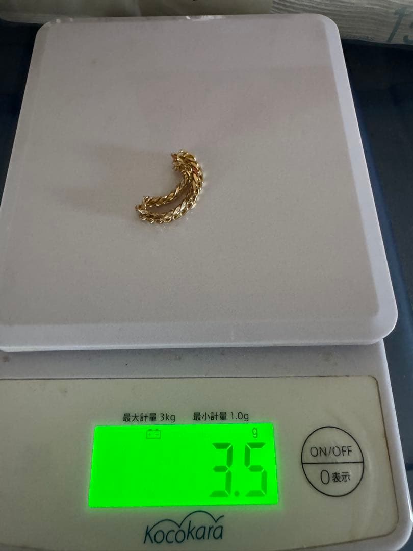 K18 リング 喜平6面