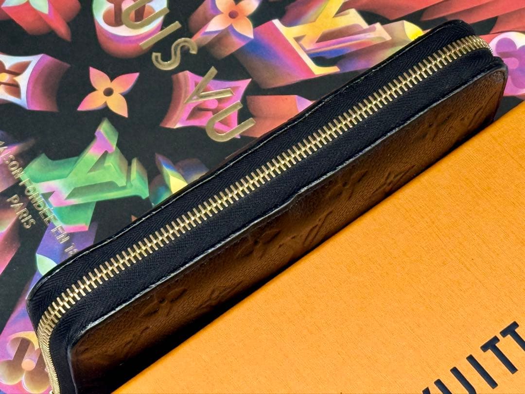 良品！新型　ルイヴィトン　アンプラント　ジッピーウォレット長財布　ブラック