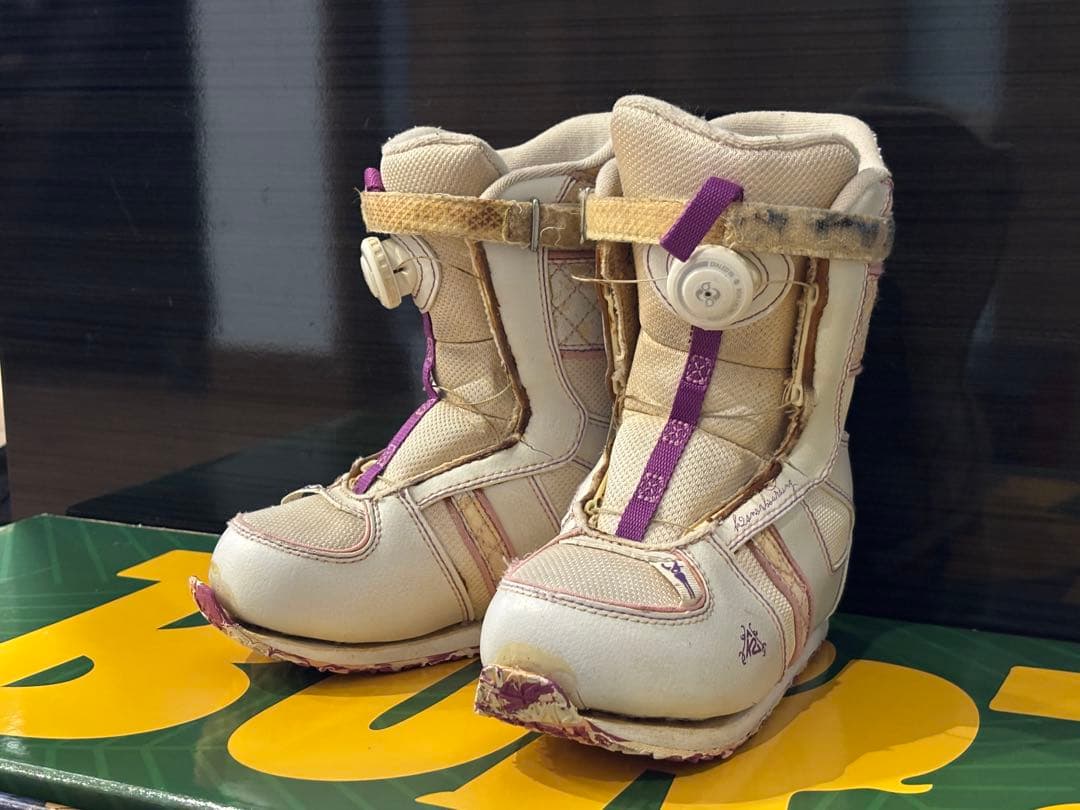 初心者セット Burton キッズボード90 バイン付き(ブーツ&パンダスキー)