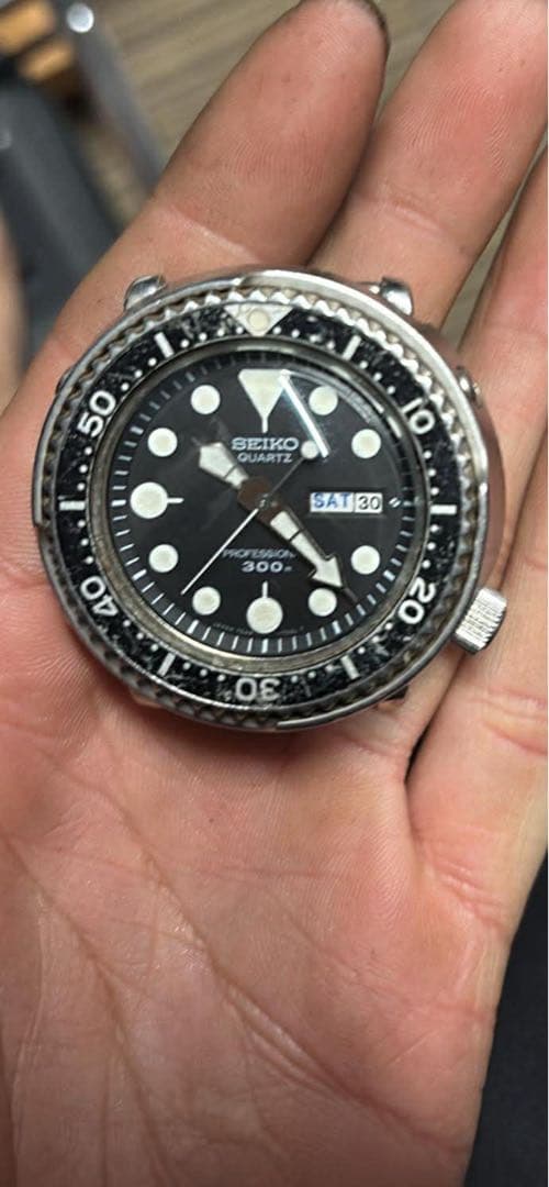 セイコー ダイバーズウォッチ 　ツナ缶　7549-7010