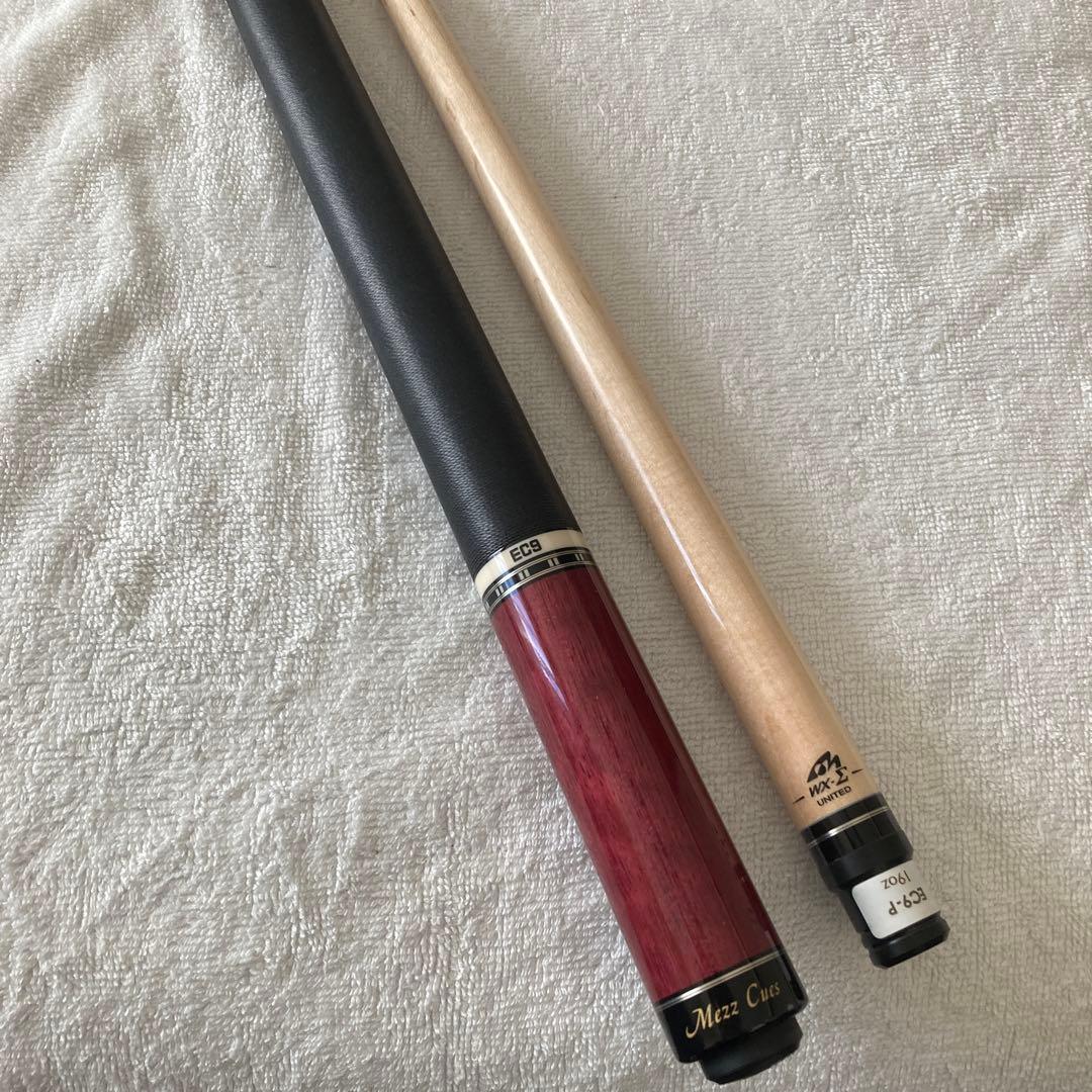 Mezz メッズキュー EC9-P 純正キューケース ZC-23付き