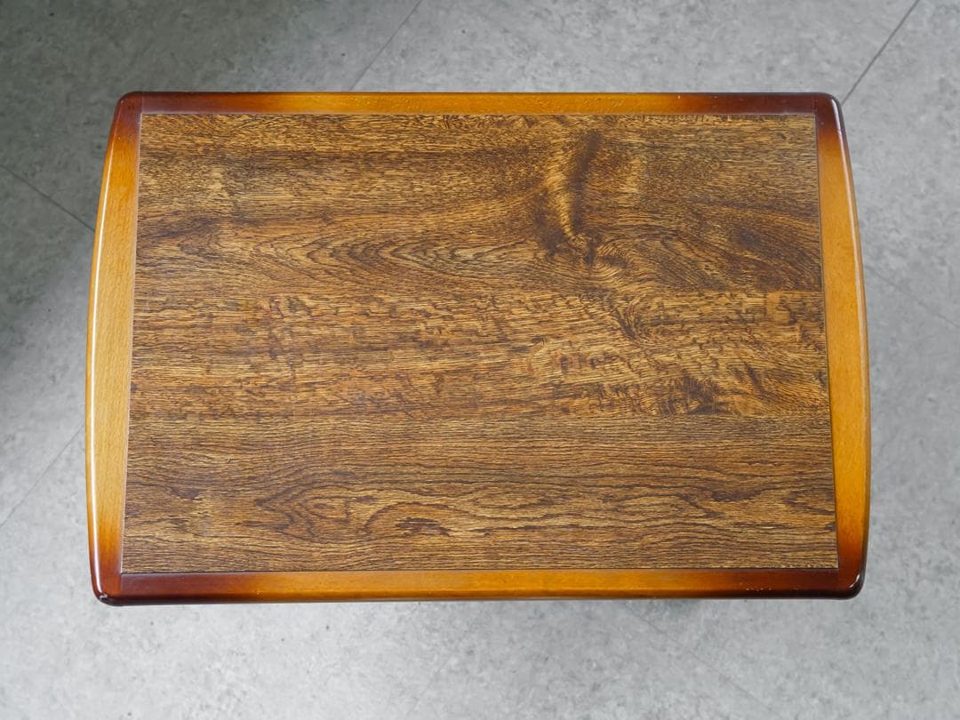 70-80's ヴィンテージ 木製コーヒーテーブル レトロモダン