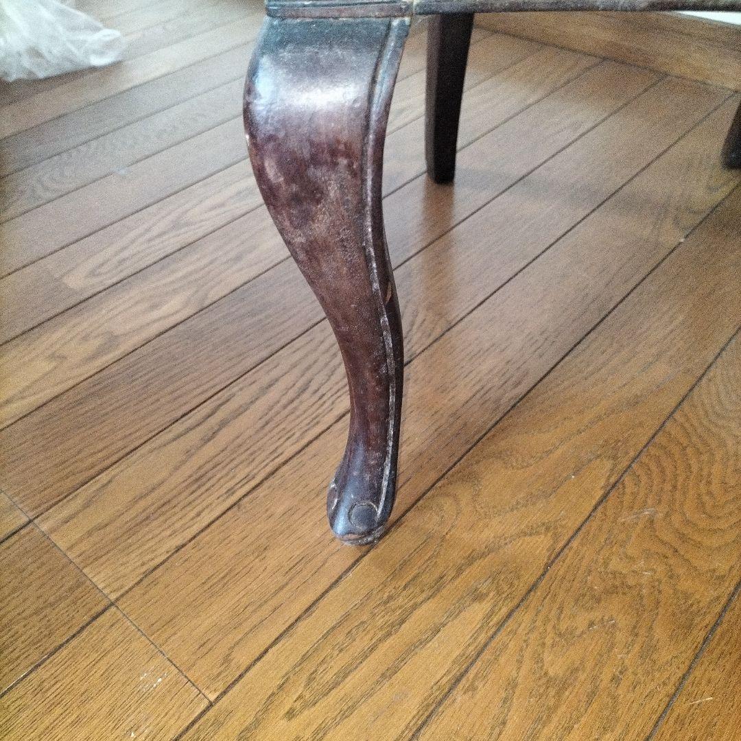 12/29 クラシック 椅子 刺繍 アンティーク　イギリス　プチポワン チェア