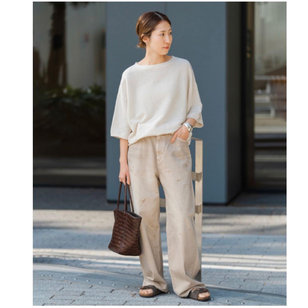 【新品未使用タグ付】 フレームワーク 25SSモデル リネンルーズプルオーバー