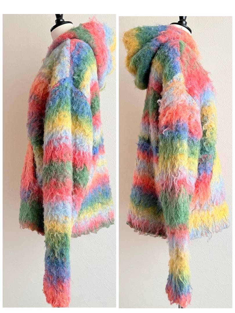 トップス BEAMS FUTURE ARCHIVE / SHAGGY KNIT PARKA