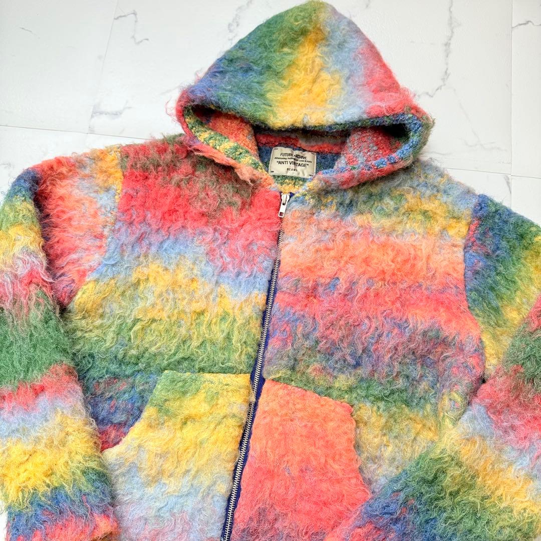 トップス BEAMS FUTURE ARCHIVE / SHAGGY KNIT PARKA